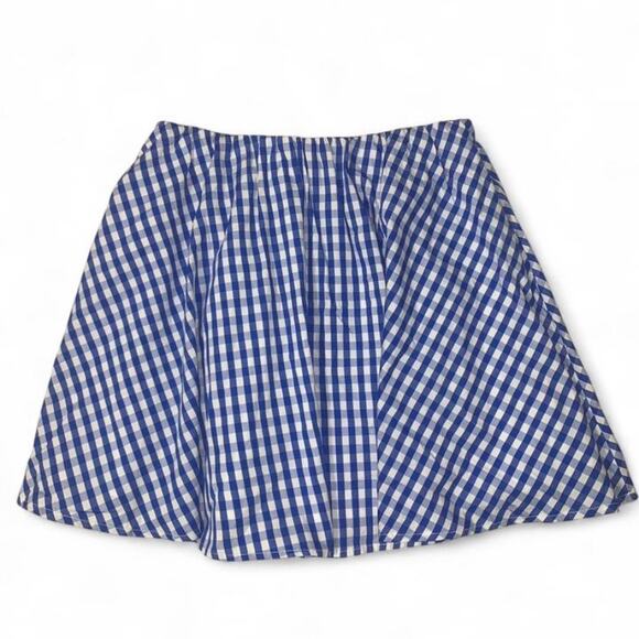 Copper Key Blue and White checkered mini skirt size small new with tags NWT - Picture 3 of 3